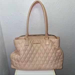 Vera Bradley Quilted Emma Satchel, Leather